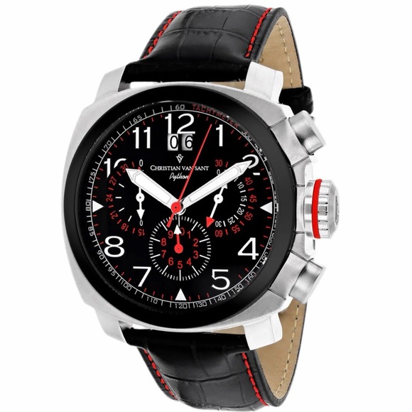 Christian Van Sant Other - Christian Van Sant Men's Grand Python Black Dial Watch - CV3AU1